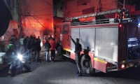 اندلاع حريق في بناية البلدية في ام الفحم